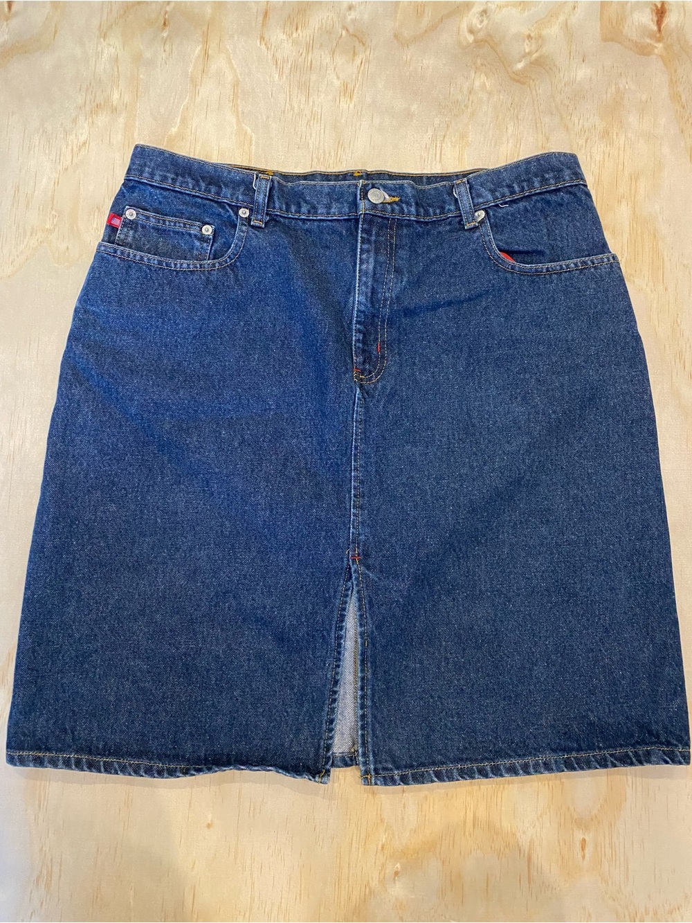 Ralph Lauren navy denim skirt